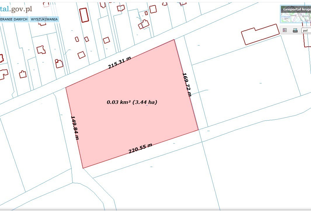 Plot - 17238 m² - Słomczyn