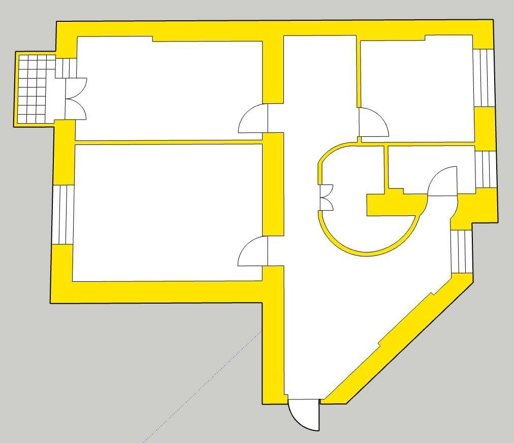 Oggetto - 3 camere - 71 m² - via Puławska Varsavia Stary Mokotów