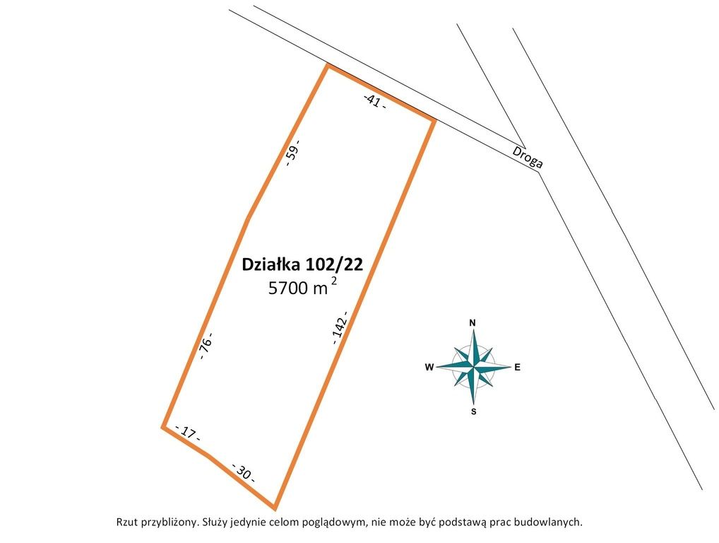 Grundstück - 5700 m² - Kolsko