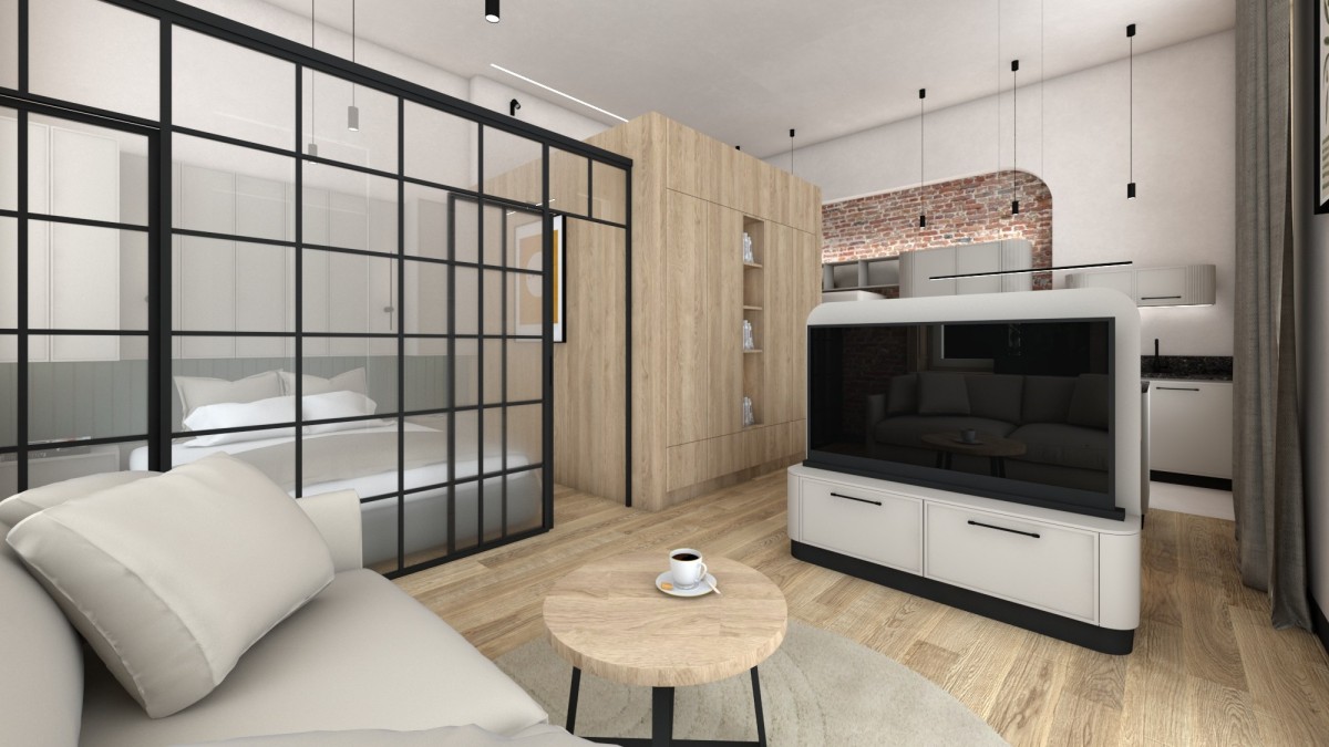Apartment - 1 room - 36 m² - Piotrkowska St. Łódź City Center