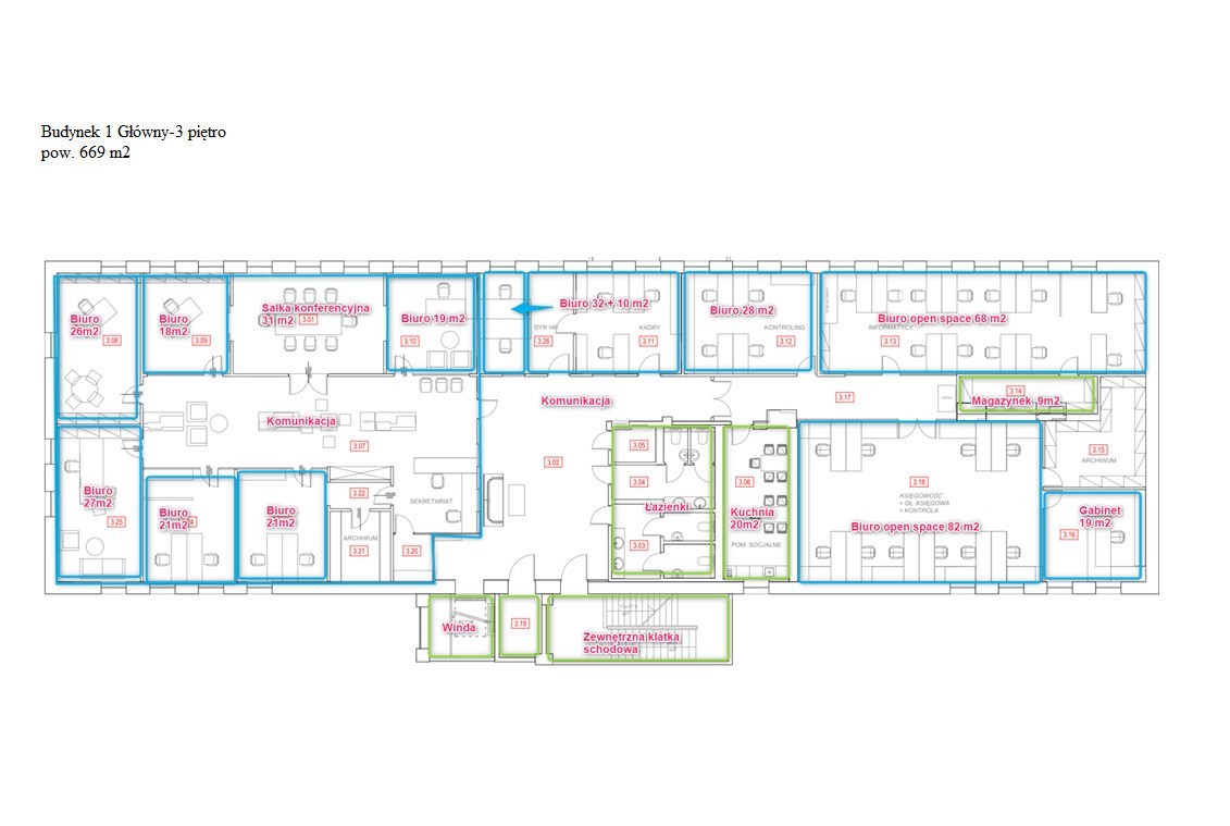 Oggetto - 5303 m² - via Przemysłowa Kraków Podgórze