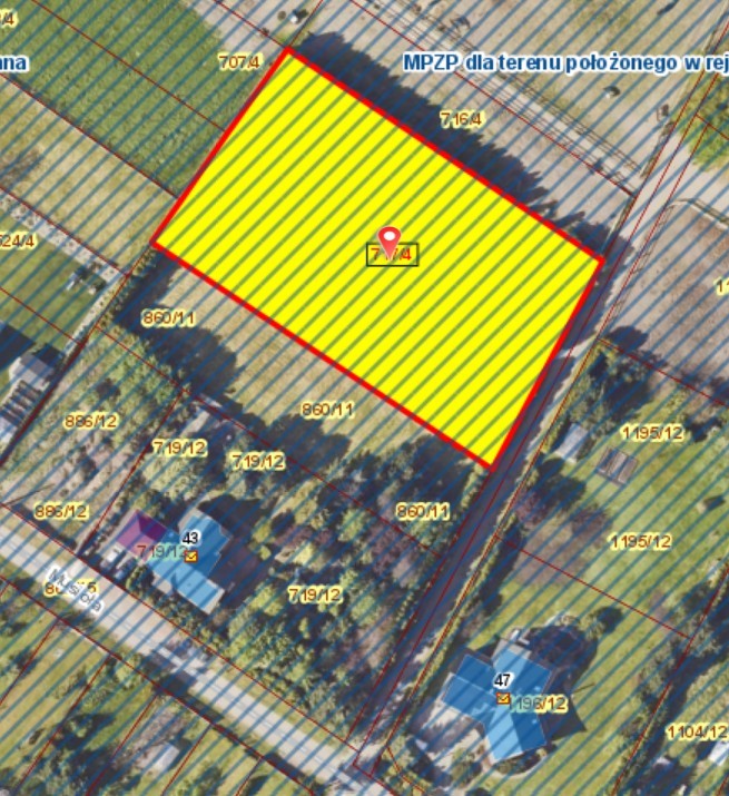 Działka - 2600 m² - ul. Musioła Bytom