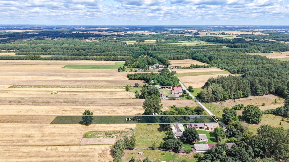 Działka - 4100 m² - Wola Kotkowska