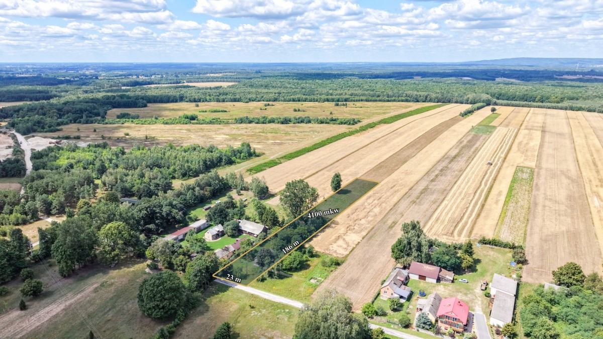 Działka - 4100 m² - Wola Kotkowska