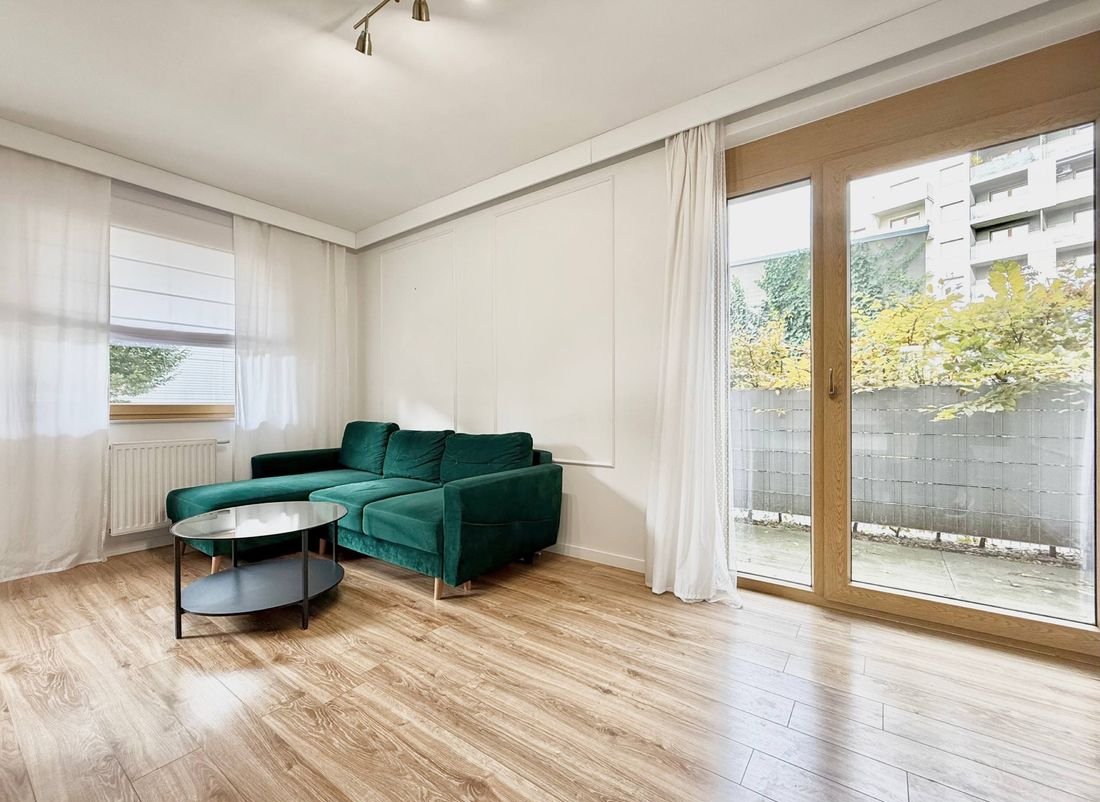 Nowoczesne mieszkanie 2-pokojowe 41 m² z ogródkiem - Krzyki