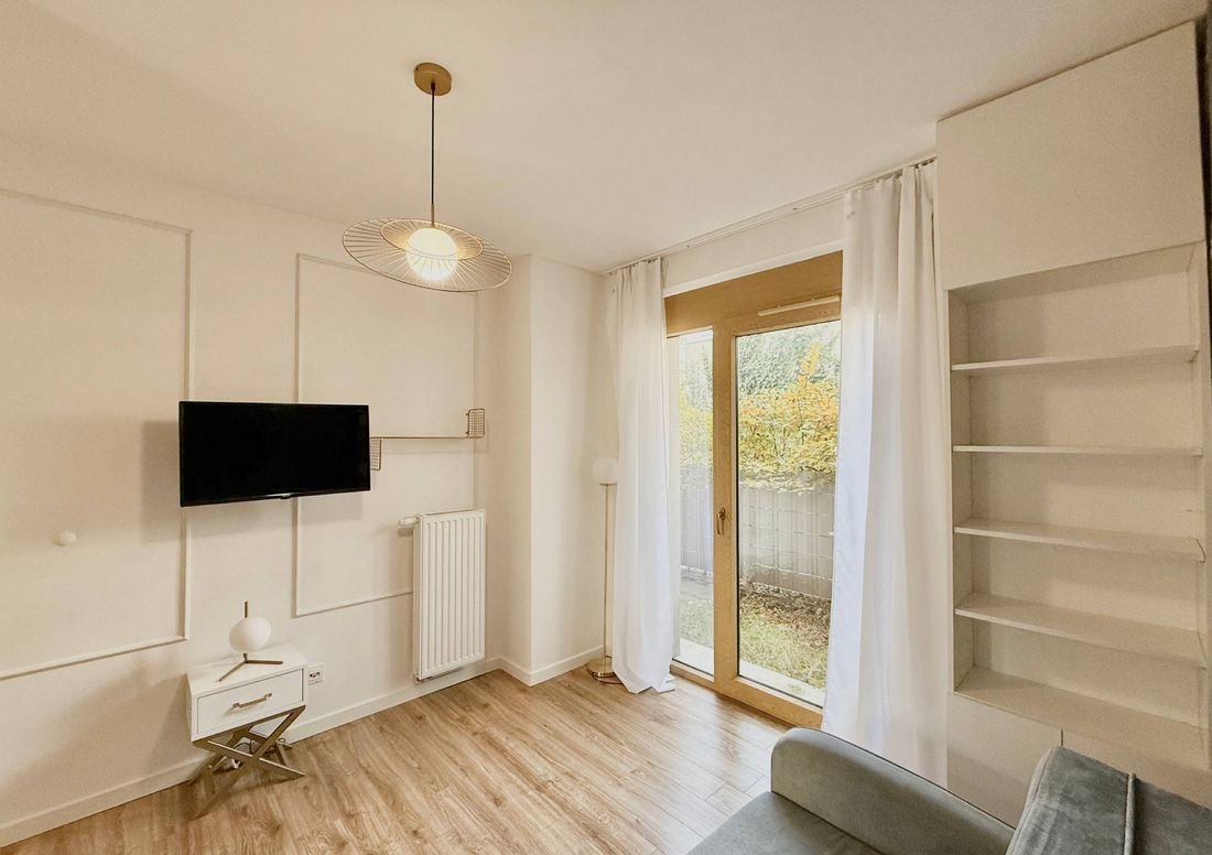 Nowoczesne mieszkanie 2-pokojowe 41 m² z ogródkiem - Krzyki