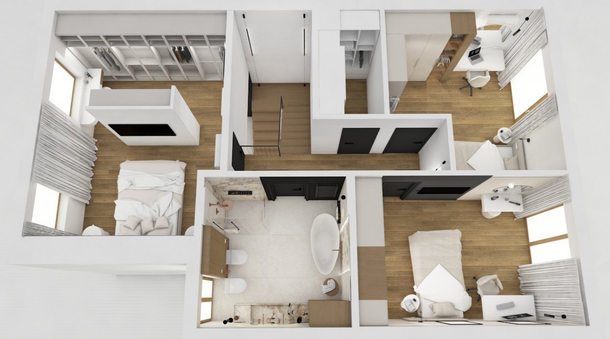 Apartment - 4 rooms - 193 m² - Kormoranów St. Katowice Brynów