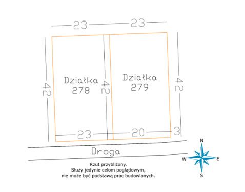 Plot - 972 m² - Księstwo