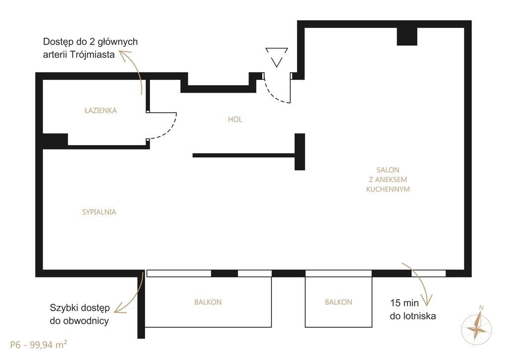 Local - 100 m² - c. Juliusza Słowackiego Gdańsk Wrzeszcz
