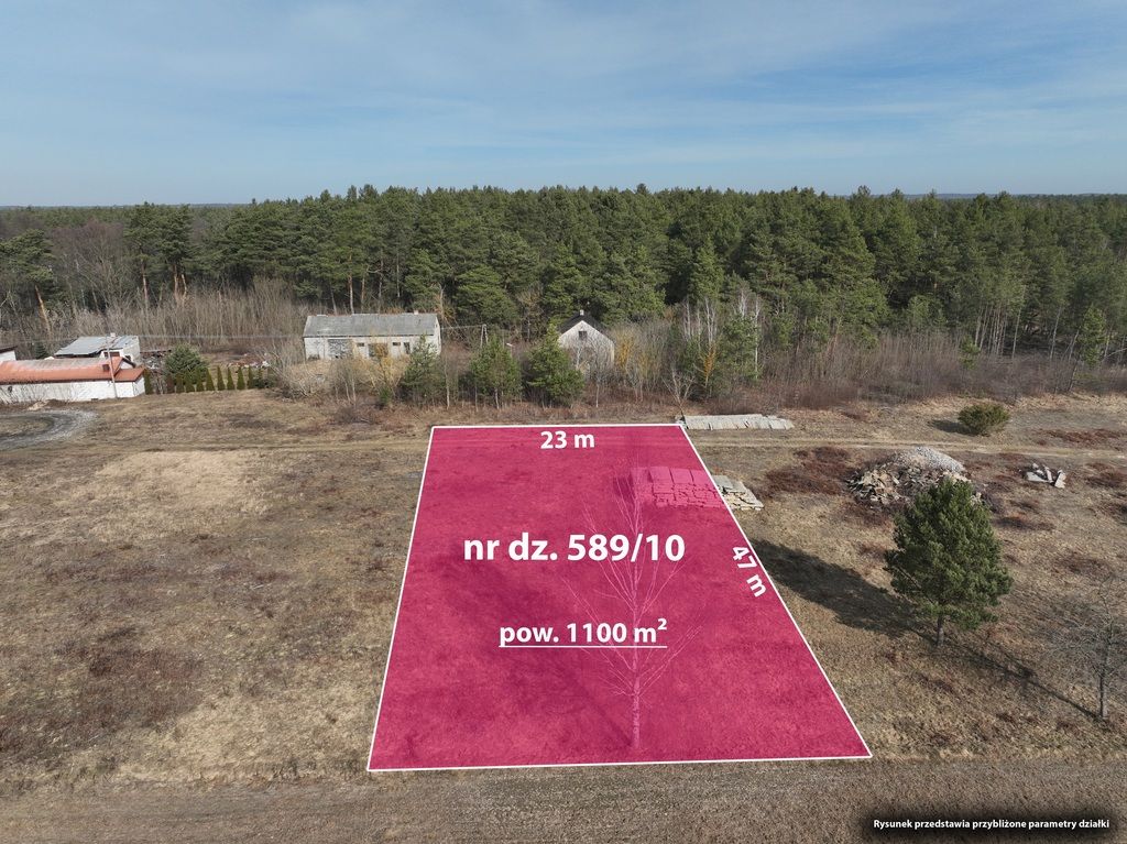 Grundstück - 1100 m² - ul. Olszankowa Skrzeszew