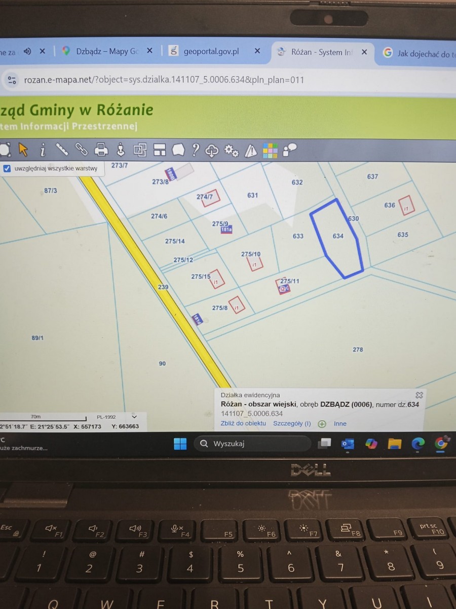 Plot - 1958 m² - Dzbądz