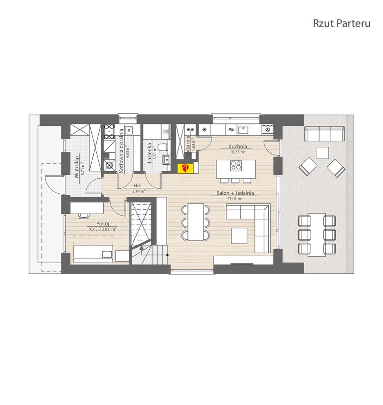 Dom - 5 pokoi - 184 m² - Stadniki