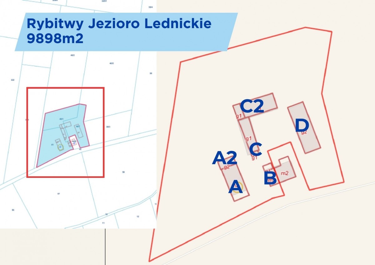 Objeto - 12 habitaciones - 9898 m² - Rybitwy