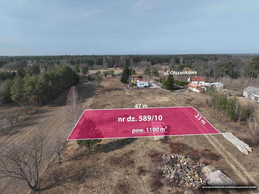 Plot - 1100 m² - Olszankowa Street Skrzeszew