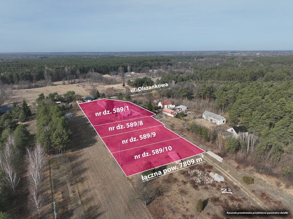 Grundstück - 7809 m² - Olszankowa Straße Skrzeszew