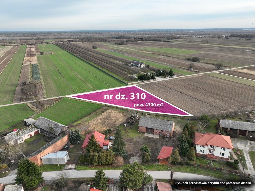Plot - 4300 m² - Łęg