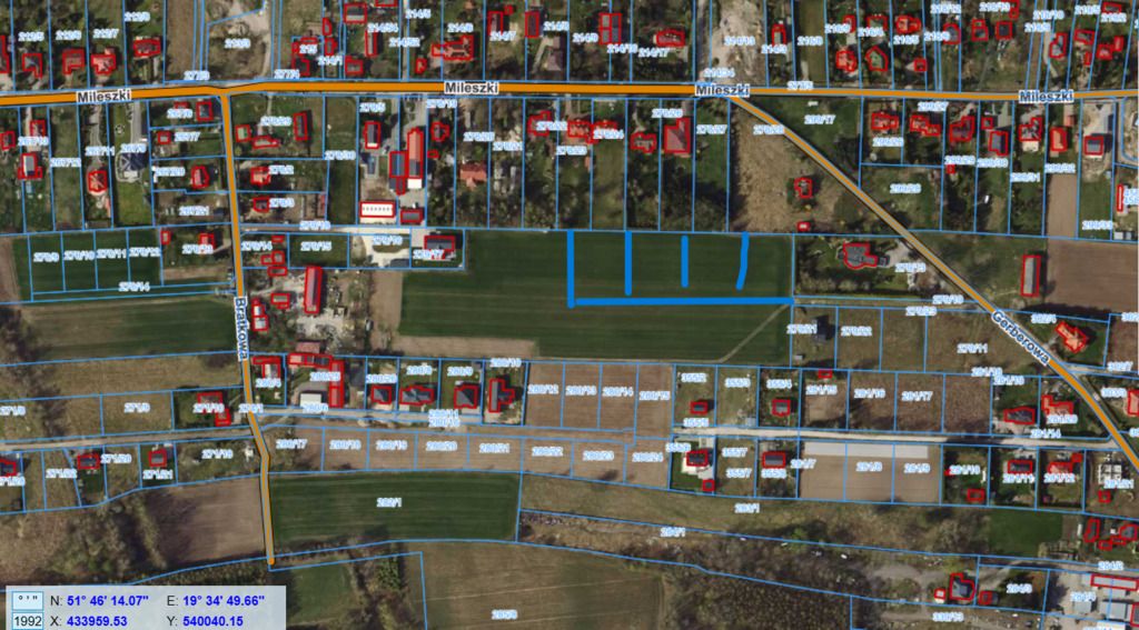 Plot - 1189 m² - Bratkowa St. Łódź
