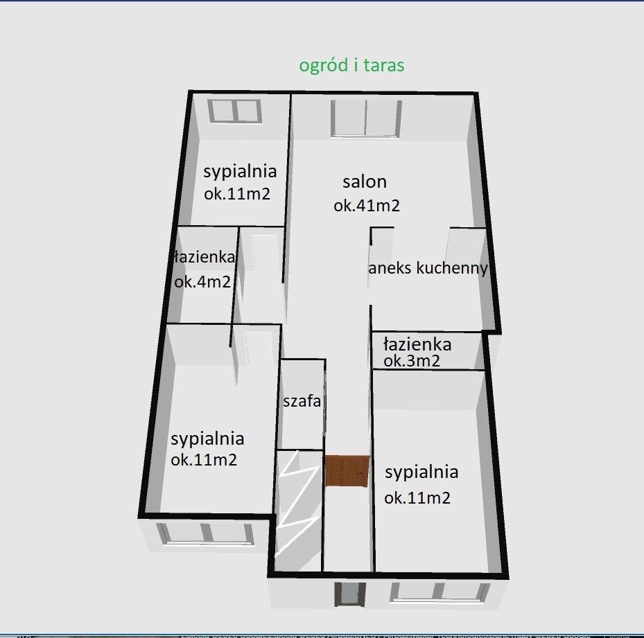 Mieszkanie - 4 pokoje - 93 m² - ul. Szczawnicka Poznań Podolany