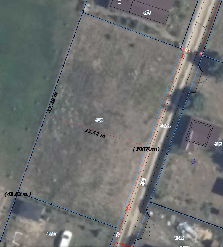 Działka - 1000 m² - Sekłak