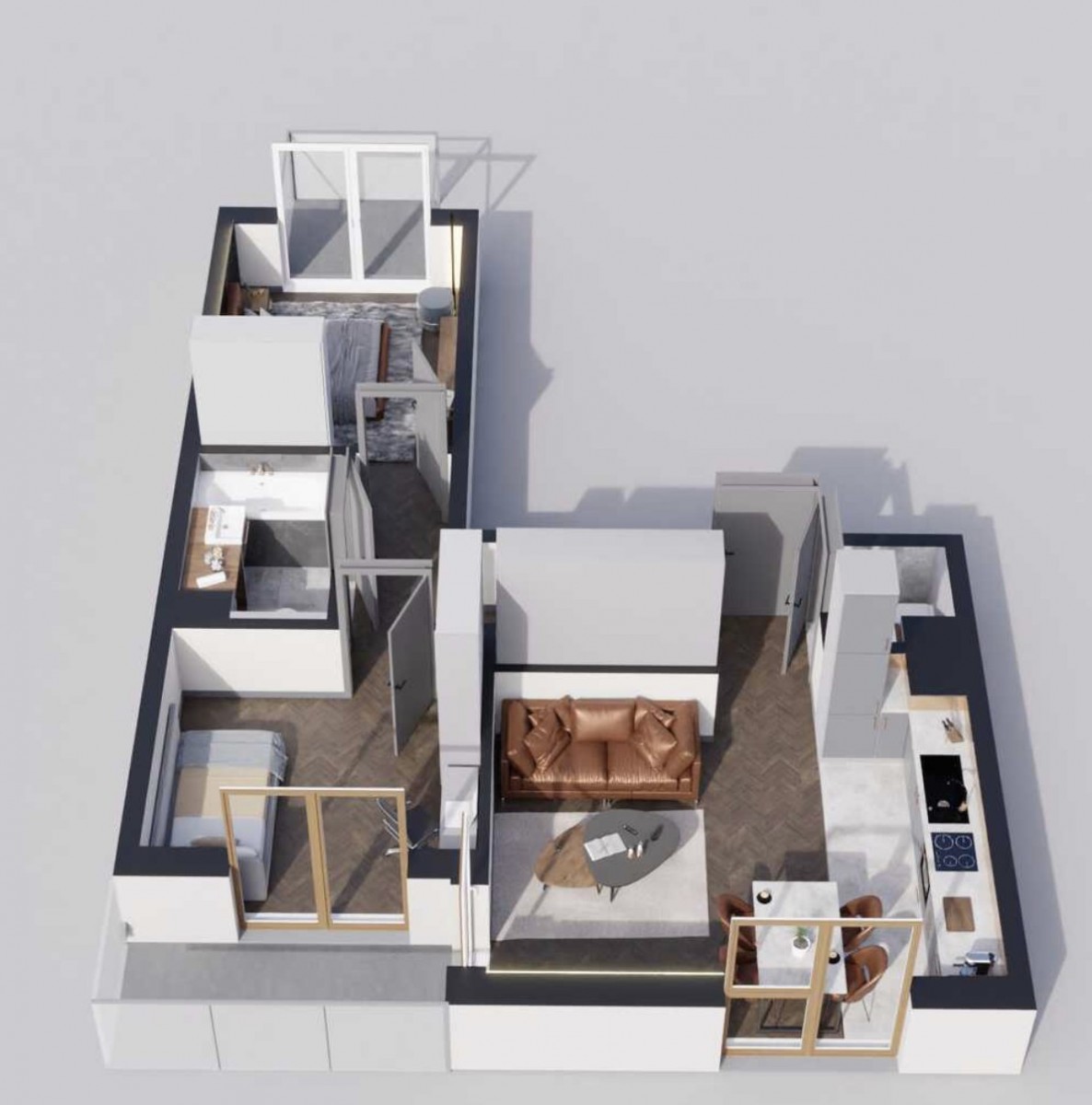 Appartamento - 3 stanze - 62 m² - ascensore - via ks. Ignacego Skorupki Ząbki