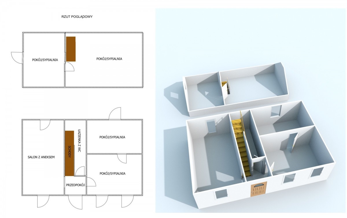 Casa - 5 habitaciones - 102 m² - calle Poznańska Łabiszyn