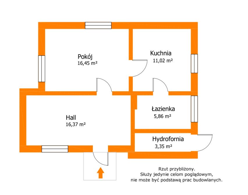House - 2 rooms - 50 m² - Holendry