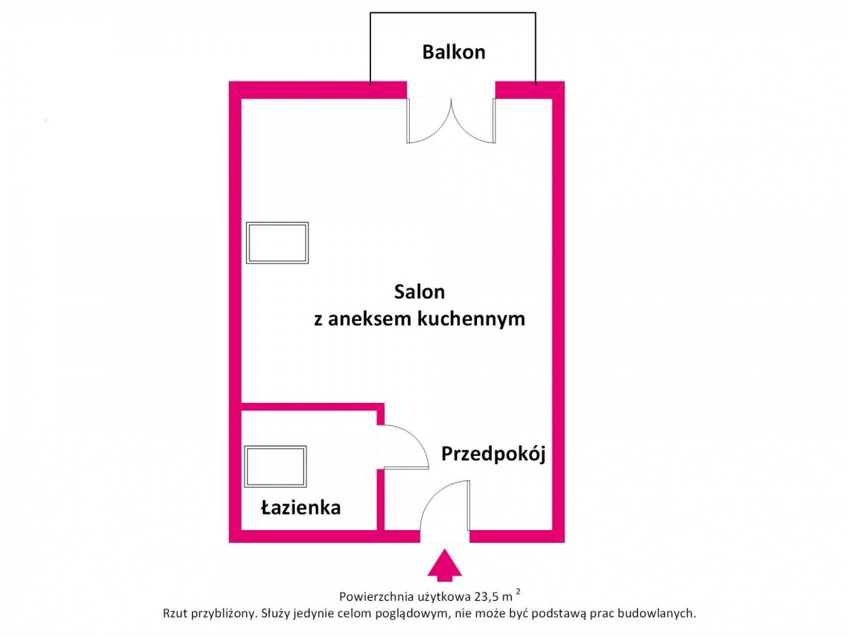 Appartamento - 1 stanza - 24 m² - via Słoneczna Rokietnica