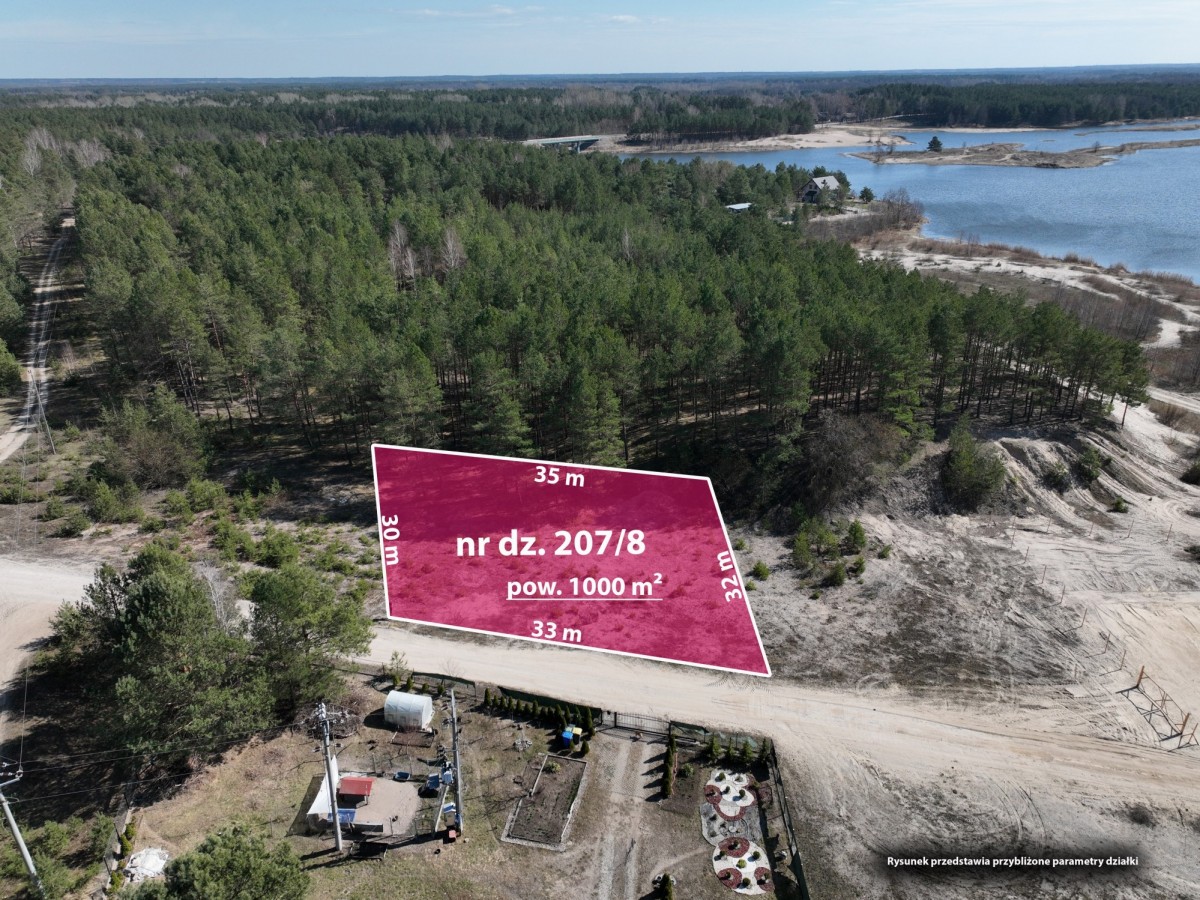 Terreno - 1000 m² - Brzóze Duże