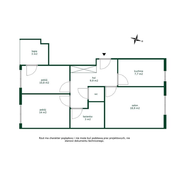 Apartment - 3 rooms - 66 m² - elevator - al. Stanów Zjednoczonych Warsaw Praga-Południe