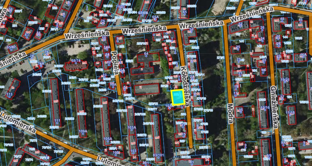 Plot - 422 m² - Kołodziejska St. Łódź Bałuty