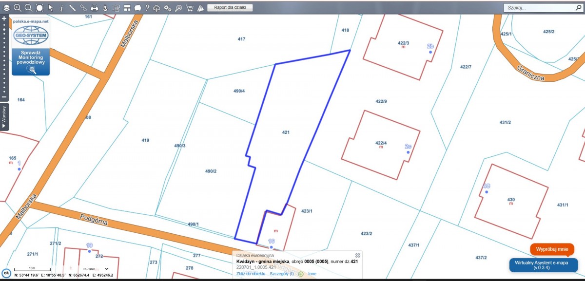 Appartamento - 782 m² - via Podgórna Kwidzyn