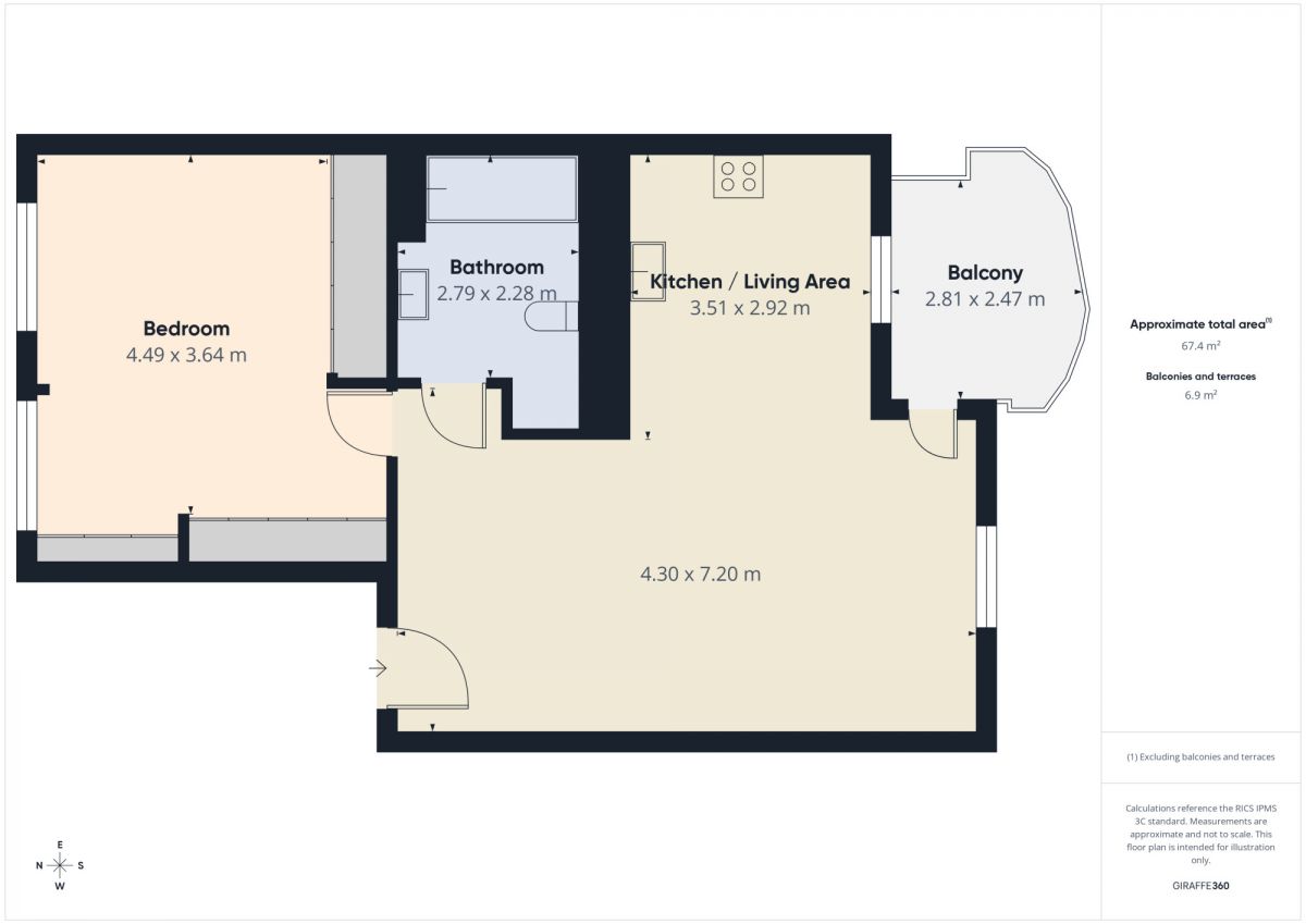 Apartment - 2 rooms - 66 m² - elevator - Zygmunta Modzelewskiego St. Warsaw Mokotów