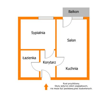 아파트 - 2개 방 - 37 m² - ul. Cypriana Norwida Lubsko