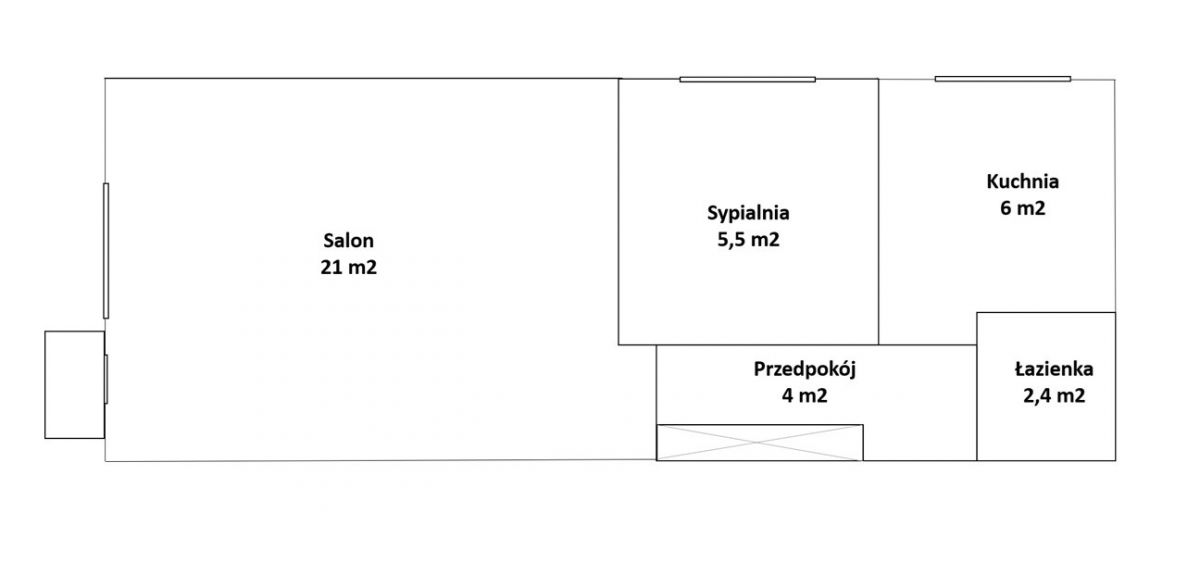 Appartamento in vendita, 2 stanze, 39 m² — Mokotów, Warszawa