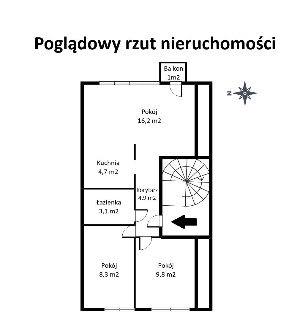 Квартира - 3 кімнати - 47 м² - вул. Ельблонська Варшава Жолібіж