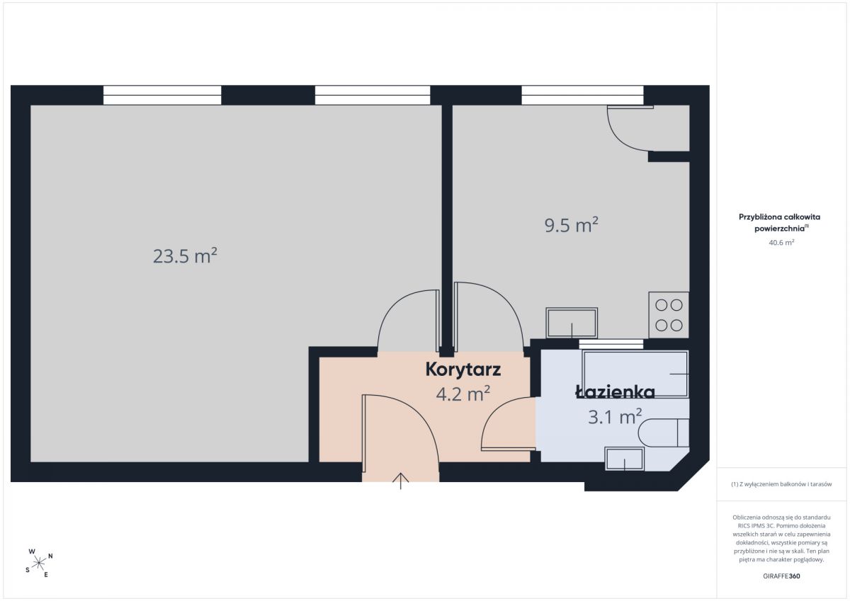 Wohnung zu verkaufen, 1 Zimmer — Chorzowska, Ruda Śląska